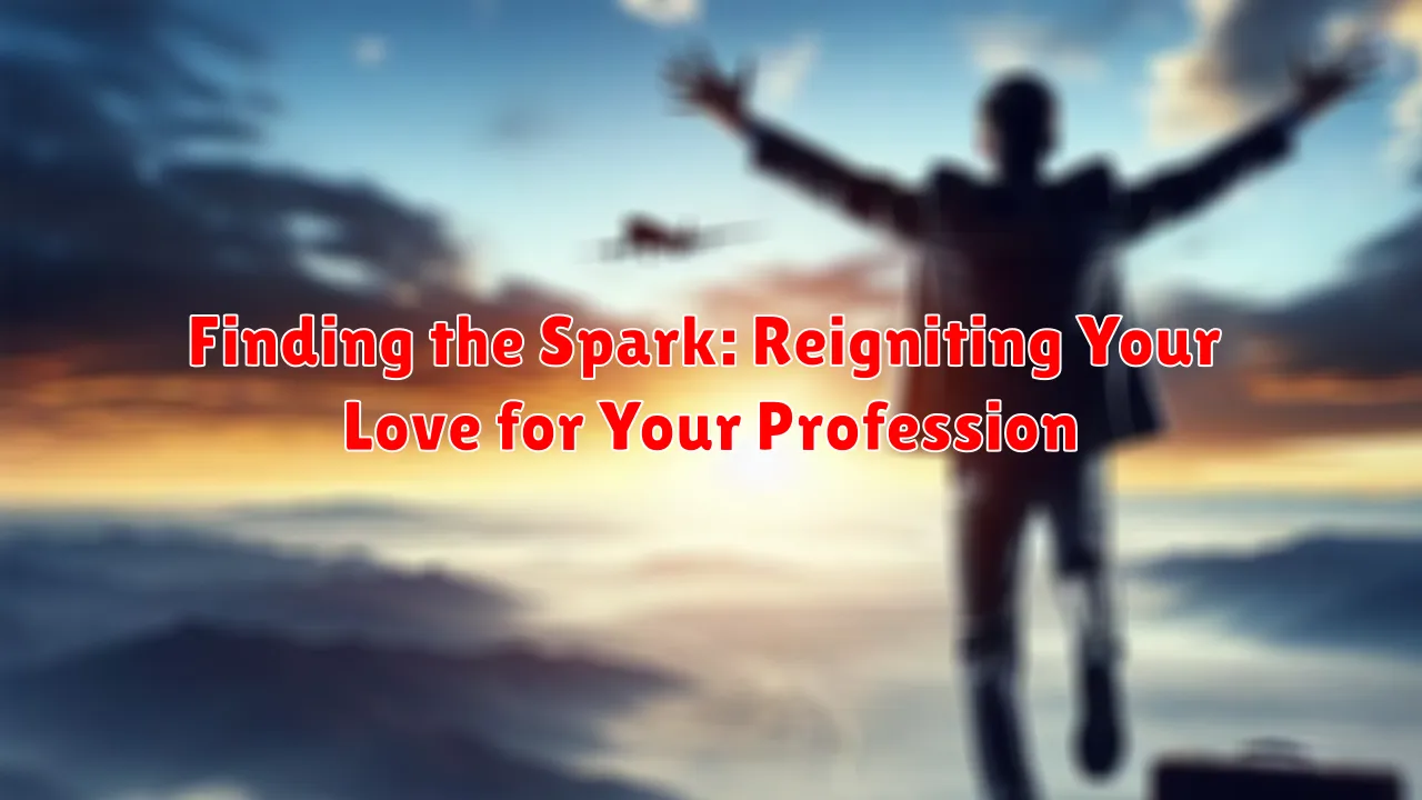 Finding the Spark: Reigniting Your Love for Your Profession